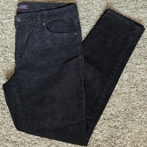 Tommy Hilfiger Womens Black Corduroy Skinny Pants Size 10